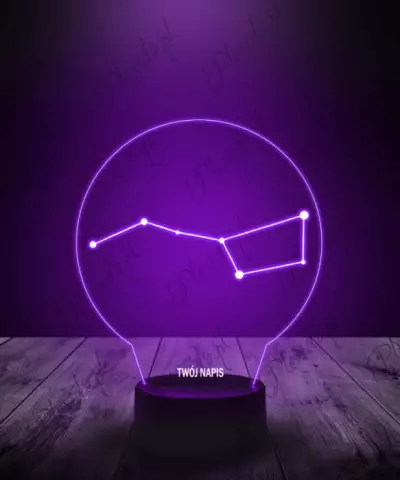 Lampka LED 3D Plexido Gwiazdy Wielki Wóz