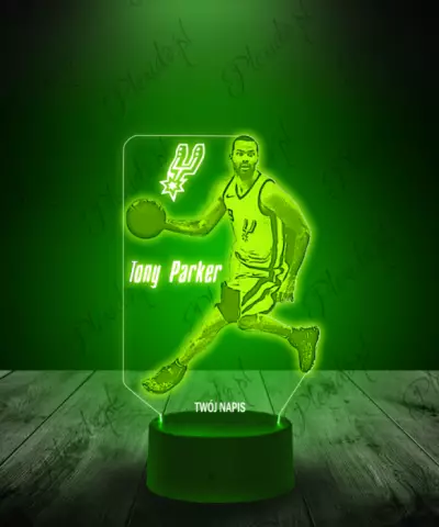 Lampka LED 3D Plexido Koszykarz Tony Parker