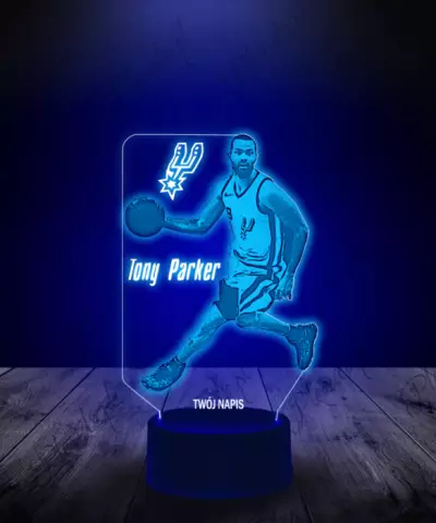 Lampka LED 3D Plexido Koszykarz Tony Parker