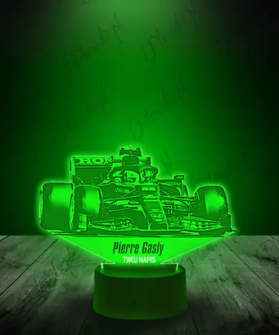 Lampka LED 3D Plexido Formuła 1 Pierre Gasly