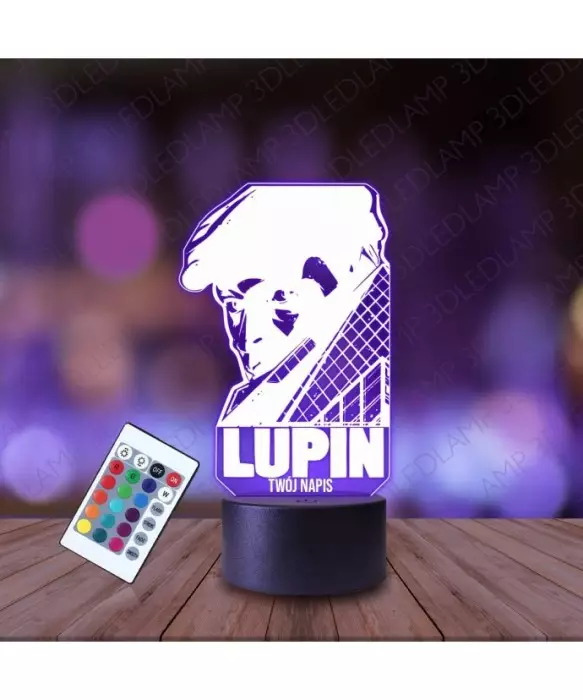 Lampka Nocna 3D LED LAMP Lupin Serial