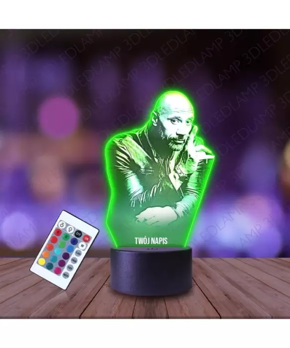 Lampka Nocna 3D LED LAMP Aktor The Rock