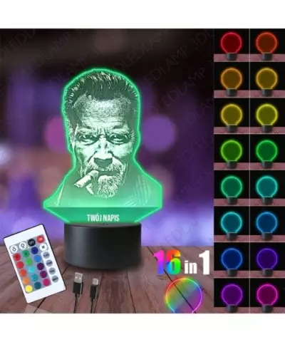 Lampka Nocna 3D LED LAMP Aktor Arnold Schwarzenegger