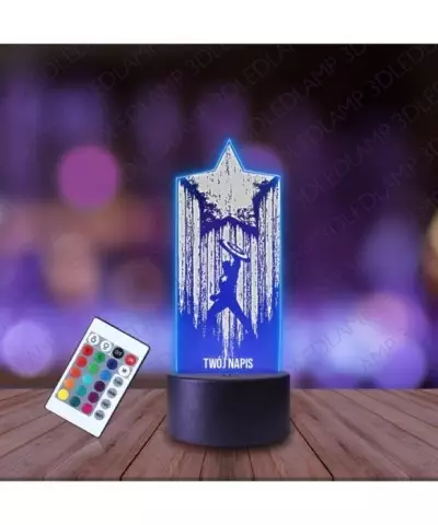 Lampka Nocna 3D LED LAMP Film Kapitan Ameryka