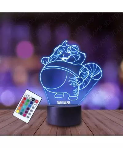 Lampka Nocna 3D LED LAMP Bajka 44 Koty Polpetta