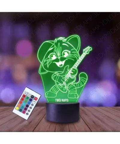 Lampka Nocna 3D LED LAMP Bajka 44 Koty Lampo
