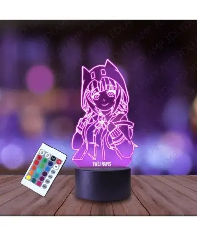 Lampka Nocna 3D LED LAMP Chiaki Nanami Danganronpa