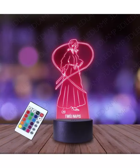 Lampka Nocna 3D LED LAMP Awesome Rukia Kuchiki Bleach