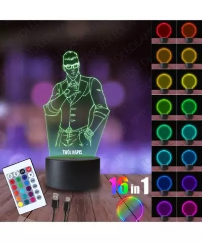 Lampka Nocna 3D LED LAMP Gra Valorant Chamber