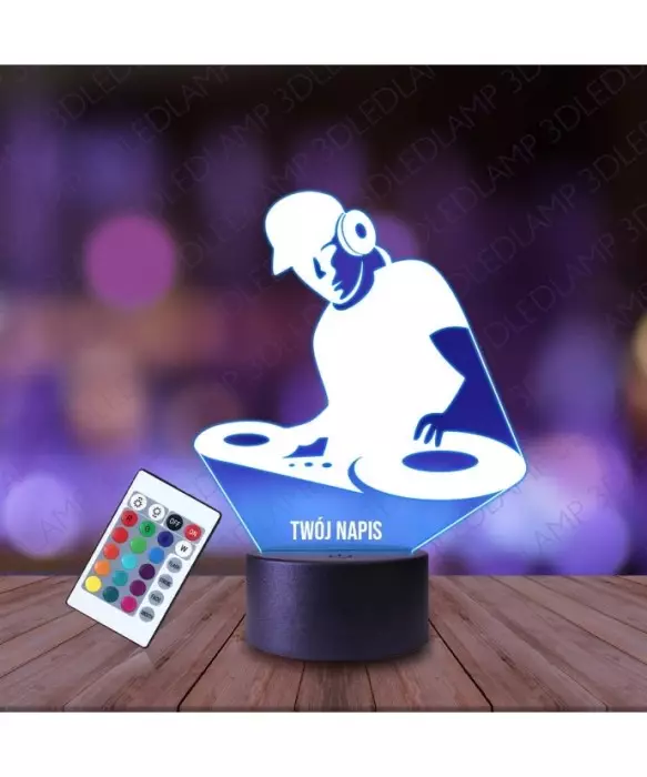 Lampka Nocna 3D LED LAMP DJ Konsola Muzyka