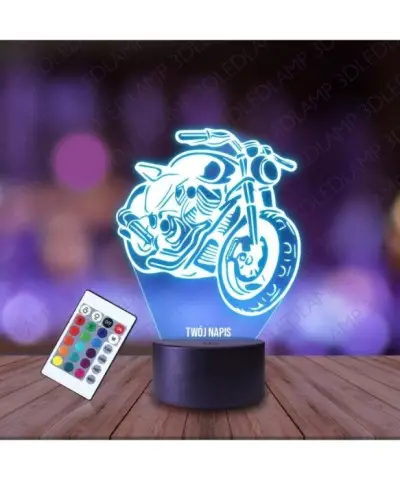 Lampka Nocna 3D LED LAMP Motogp Motor