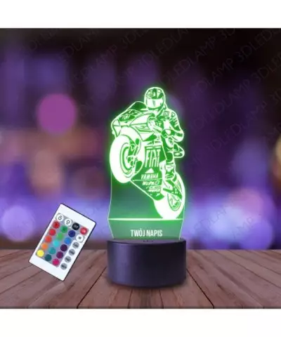 Lampka Nocna 3D LED LAMP Motogp Mistrz