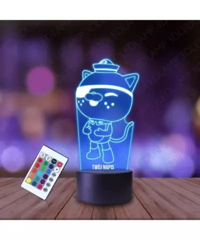 Lampka Nocna 3D LED LAMP Kocurro Oktonauci