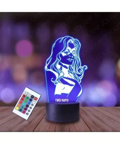 Lampka Nocna 3D LED LAMP Marvel Ms.
