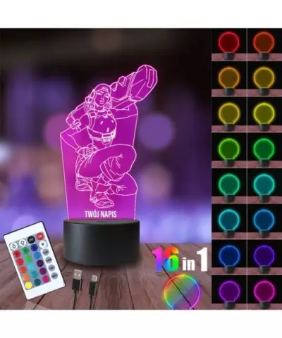 Lampka Nocna 3D LED LAMP Raze Valorant