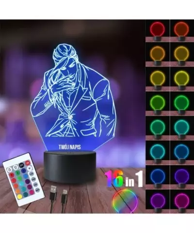 Lampka Nocna 3D LED LAMP Sova Valorant