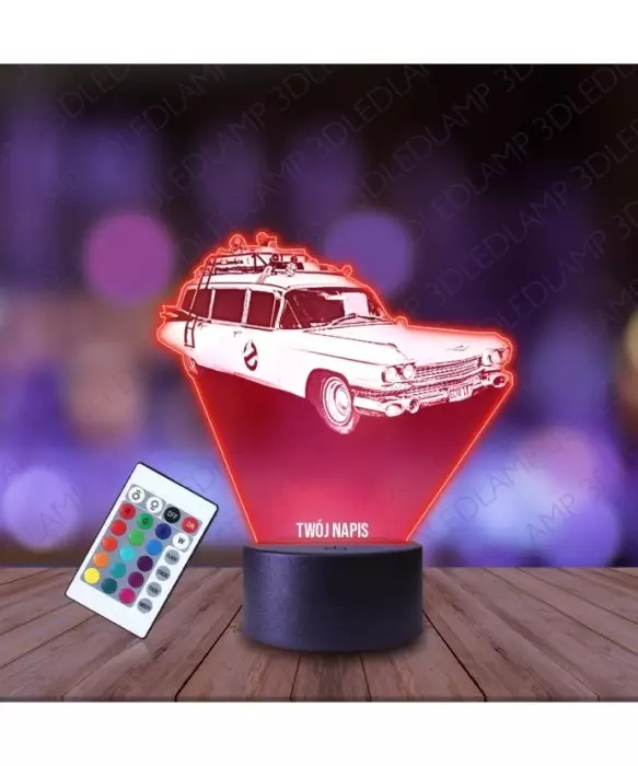 Lampka Nocna 3D LED LAMP Samochód Pogromcy Duchów