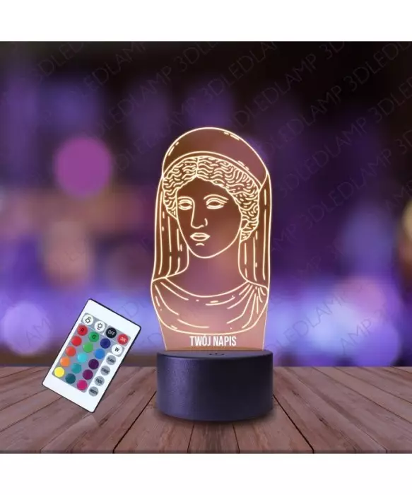 Lampka Nocna 3D LED LAMP Mitologia Demeter
