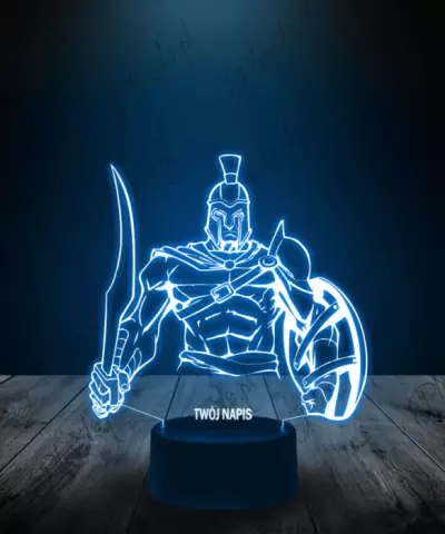 Lampka LED 3D Plexido Mitologia Ares