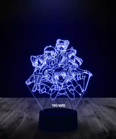 Lampka LED 3D Plexido Tokyo Mew Mew