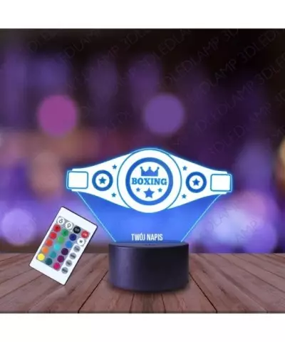 Lampka Nocna 3D LED LAMP Pas Bokserski