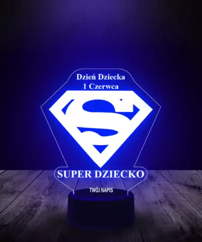 Lampka LED 3D Plexido Prezent na Dzień Dziecka