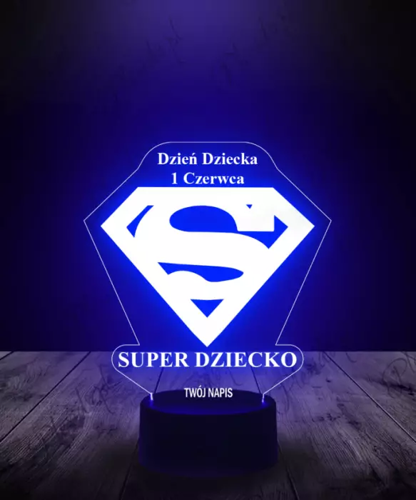 Lampka LED 3D Plexido Prezent na Dzień Dziecka