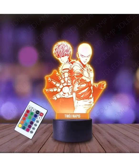 Lampka Nocna 3D LED LAMP One-Punch Man Genos