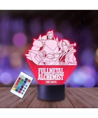 Lampka Nocna 3D LED LAMP Fullmetal Alchemist Napis