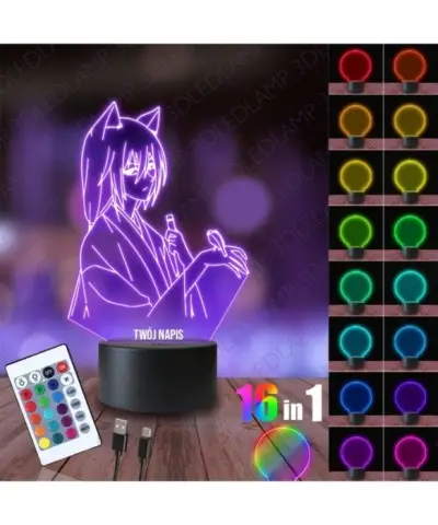 Lampka Nocna 3D LED LAMP Tomoe Kamisama Kiss