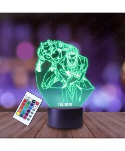 Lampka Nocna 3D LED LAMP Jojo's Bizzare Adventure Postacie