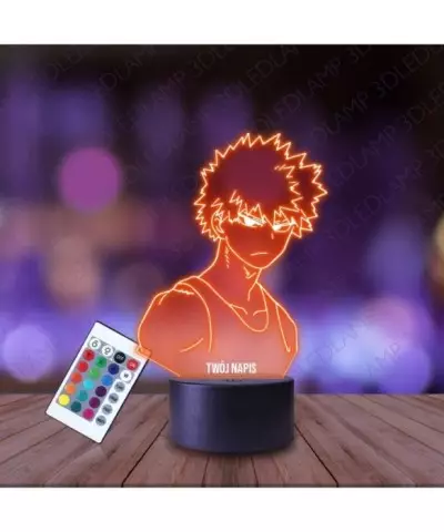 Lampka Nocna 3D LED LAMP Bakugo Katsuki My Hero Academia