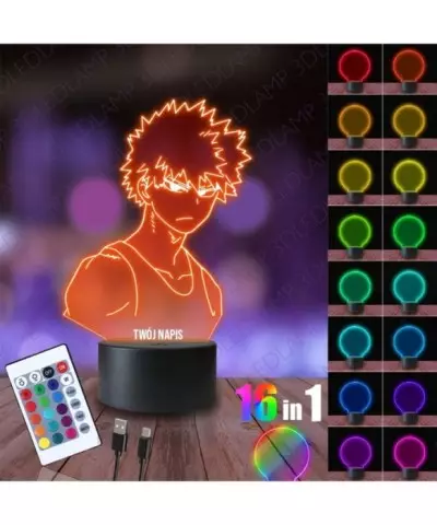 Lampka Nocna 3D LED LAMP Bakugo Katsuki My Hero Academia