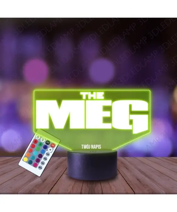 Lampka Nocna 3D LED LAMP The Meg Megalodon