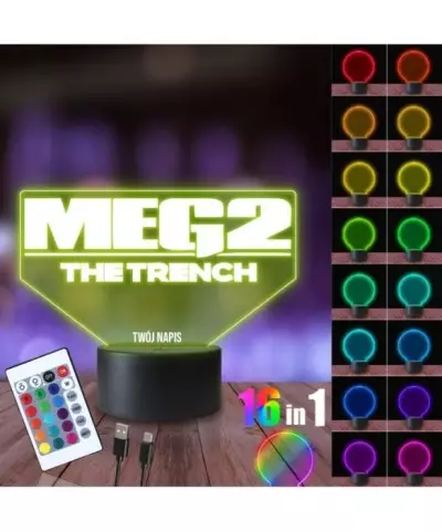 Lampka Nocna 3D LED LAMP The Meg 2