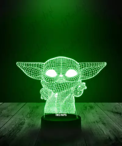 Lampka LED 3D Plexido Gwiezdne Wojny Grogu