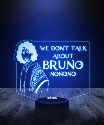 Lampka LED 3D Plexido Bajka Encanto Bruno