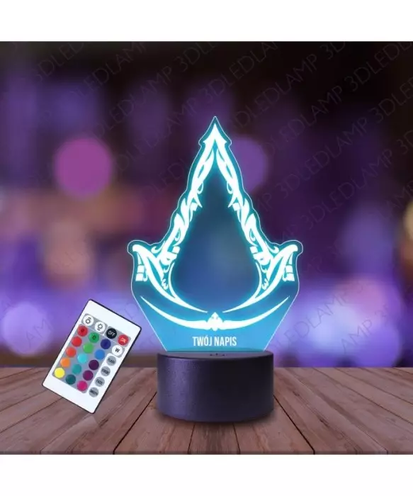Lampka Nocna 3D LED LAMP Assasin's Creed