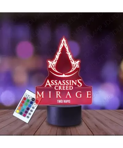 Lampka Nocna 3D LED LAMP Assasin's Creed Mirage