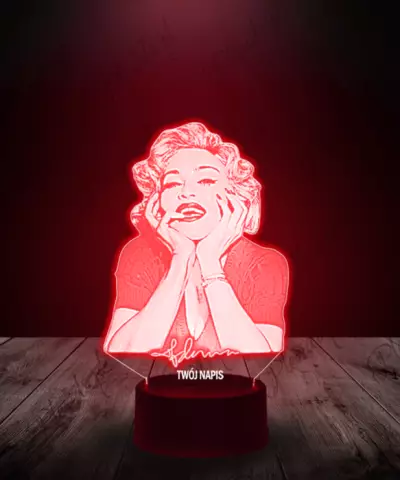 Lampka LED 3D Piosenkarka Madonna