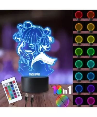 Lampka Nocna 3D LED LAMP My Hero Academia Himiko Toga