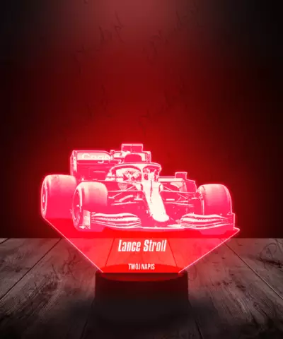 Lampka LED 3D Plexido Lance Stroll F1 - 1