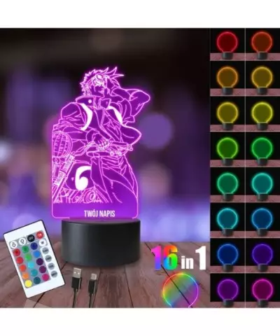 Lampka Nocna 3D LED LAMP Jojo Bizarre Adventure