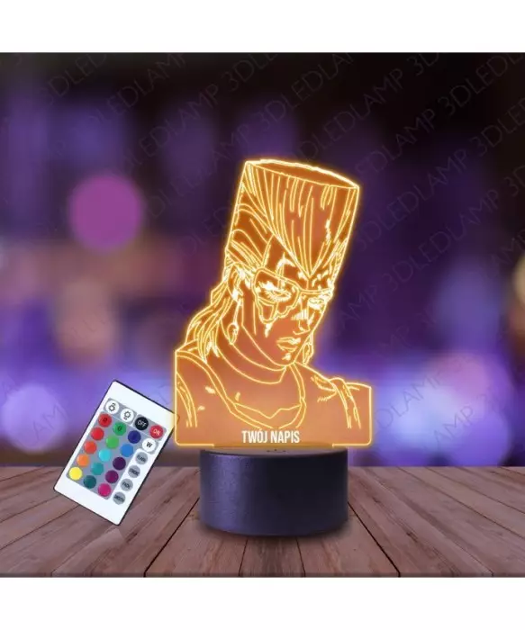 Lampka Nocna 3D LED LAMP Jojo Bizarre Adventure Postać
