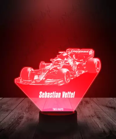 Lampka LED 3D Plexido Sebastian Vettel F1 - 2