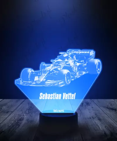 Lampka LED 3D Plexido Sebastian Vettel F1 - 3