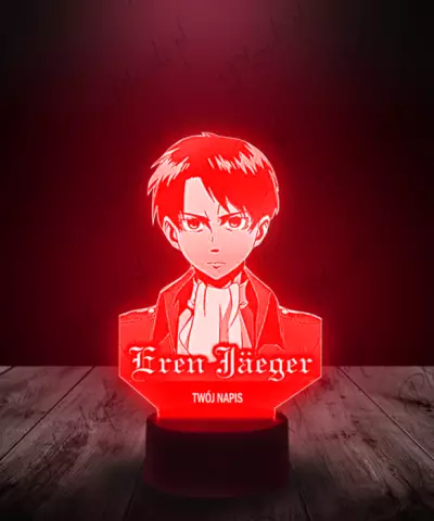 Lampka LED 3D Plexido Jaeger Attack on Titan