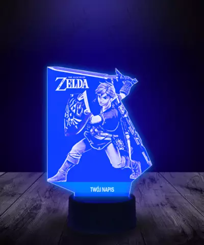 Lampka LED 3D Plexido Legenda Zeldy Wojownik