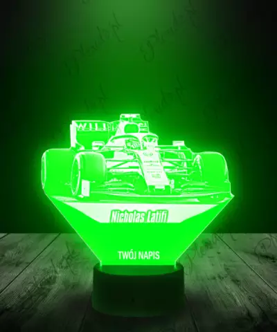 Lampka LED 3D Plexido Nicholas Latifi Formuła 1 - 1