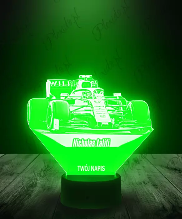Lampka LED 3D Plexido Nicholas Latifi Formuła 1 - 1
